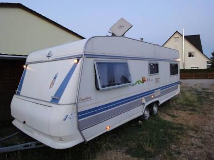 Wohnwagen Hobby 600 UL TL mit Vorzelt, Batt. Neue Reifen