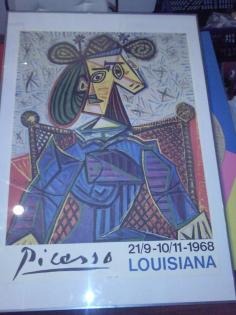 Picasso Ausstellungsplakat 1968 Museum Louisiana