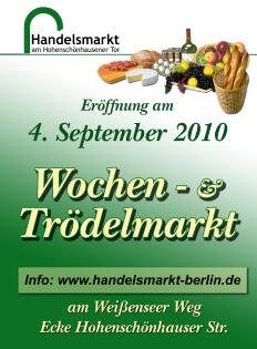 Angebot für Markthändler