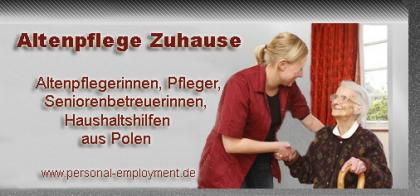 Altenpflege zu Hause 24h, Pflegerinnen aus Polen. Bundesweit