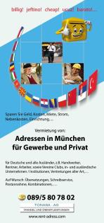 Geschäftsadresse / Privatadresse in München / virtualoffice