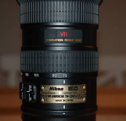 Nikon AF-S VR Zoom 70-200 f/2.8G IF-ED
