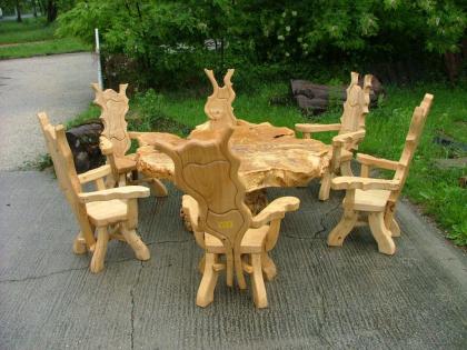 Rustikales Gartenset