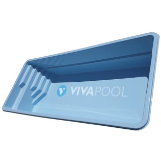 GFK Schwimmbad VERONA 7, 5x3, 7 Enbaubecken Pool Schwimmbecken PROMO10% Vivapool