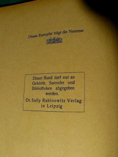 Sammlerbuch Pietro Aretino von 1921 (BU007)