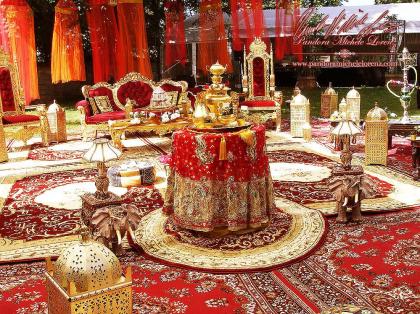 Orientalische, Indische Luxus Palast & Beduinen Event Dekorationen, Zelte, Nomad