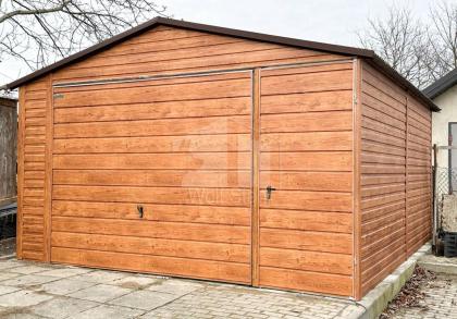 Blechgarage 4, 5x5m Fertiggarage Stahlgarage Günstige Preise ID446