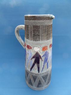 FRATELLi FANCiULLACCi, Vase, Krug, 60er Jahre, Sudio Keramik