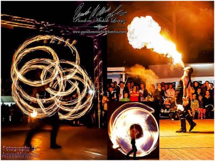 Atemberaubende Feuershow! Feuerspucker & Feuerschlucker FIRE TWISTER mit Feuersc