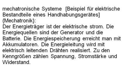 Nachschlagewerke fuer Ingenieure: Wortschatz-Definitionen Mechatronik + englisch