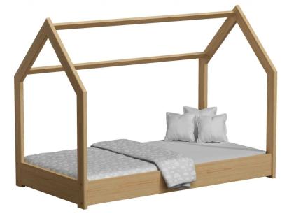 Bett 80x160 Kinderbett Kinderhaus Holzbett Hausbett Babybett Kiefer