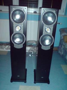 Elac FS 208.2 Standlsp NEU, schwarz lackiert