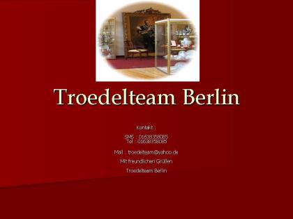 Troedelteam Berlin kommt....