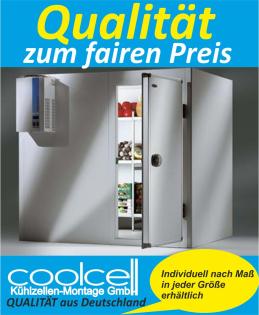 Kühlhaus Kühlzelle Kühlaggregate der Fa. Coolcell gmbH