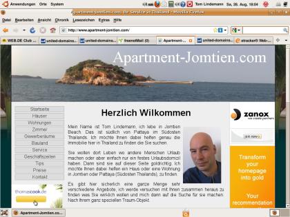 Homepage programieren