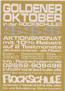 Tolle Oktoberangebote der Rockschule