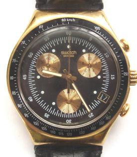 SWATCH CHRONOGRAPH GOLD/SCHWARZ 