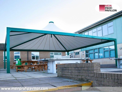 Pavillon 11x11 Überdachung Pagodenzelt Festzelt Pvc Terrassendach Pergola Terras