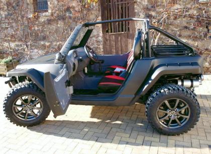 Buggy Quadix 1100ccm Neu matt schwarz Borbet Alus