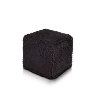 Hocker Sitzhocker Dekohocker Sitzwürfel Würfel Cube Bank Block Shaggy Kunstfell