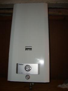 El. Boiler, el. Durchlauferhitzer, Durchlauferhitzer Gas 