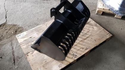 Sieblöffel 80 cm für Minibagger 3, 5-6, 5 Tonnen Inhalt 204 Liter Gewicht 149 kg