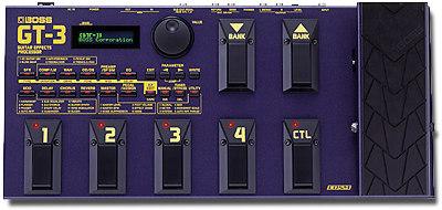 BOSS GT-3 Gitarren-Multieffekt, TOP