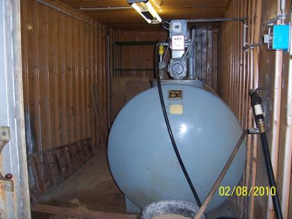 Verkauf einer 3000 Liter Tankanlage 