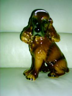 Dekofigur Cocker Spaniel, Porzellanfigur