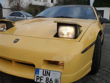 Pontiac Fiero GT Fastback talbot yellow