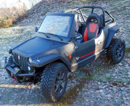 Buggy Quadix 1100ccm Neu matt schwarz Borbet Alus