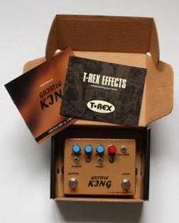 T Rex Gristle King (Overdrive/Distortion + Boost - Fußpedal für Gitarre)