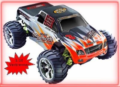 1:10 RC Off-Road Monster Truck Verbrenner 4WD Aluminium-Unterbau