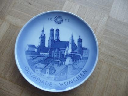 Royal Copenhagen: Olympiateller von 1972  München 