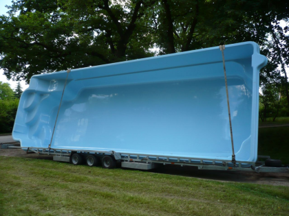 Schwimmbecken, Swimmingpool aus Polen  mit Winter-Rabatt
