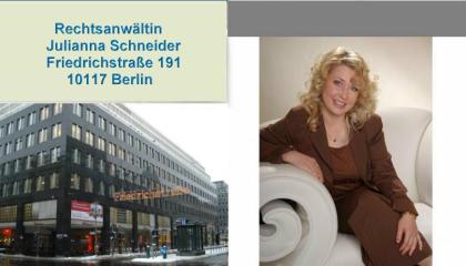 Russischsprachige Rechtsanwältin in Berlin Julianna Schneider
