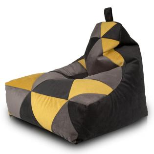 Sitzsack Keiko S Imperia Plush Beanbag Sofa Bodenkissen Dreiecke 8 Farben Sessel