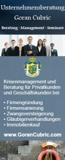 Unternehmensberatung bei Firmengründung und Firmensanierung, Zwangsversteigerung