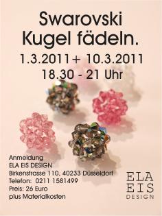 Swarovski Kugel Fädel Schmuck Kurs