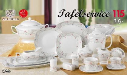 Tafelservice Lilie 115 Tlg. für 12 Personen Eine Mischung zwischen Verspieltes u