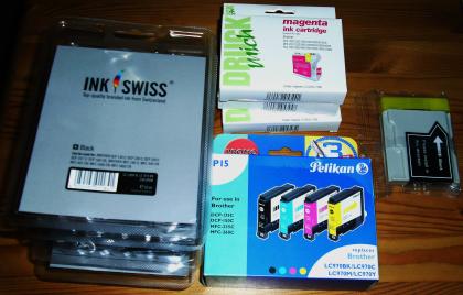Tintenpatronen für brother Drucker - neu und original verpackt