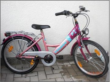 Mädchenfahrrad   20 Zoll        
