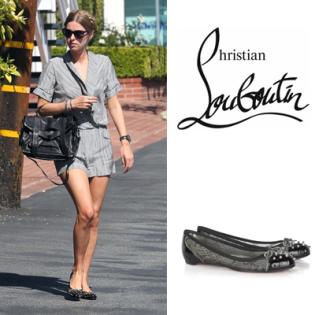 CL- Christian Louboutin Mousse Patent Flats Schuhe