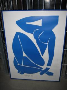  Blaue Frau  von Matisse gerahmt 61 x 81 cm