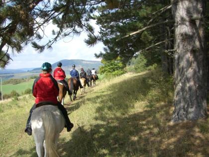 Reiturlaub in der Natur