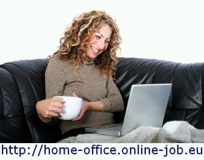 Arbeiten von zu Hause. Voll od. Teilzeit online arbeiten im Home Office Zuhause.