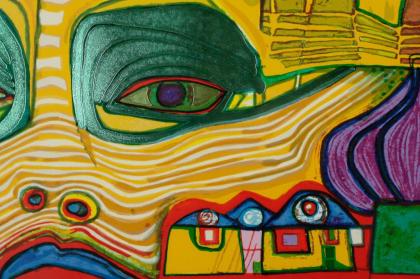 Hundertwasser Original Serigraphie 