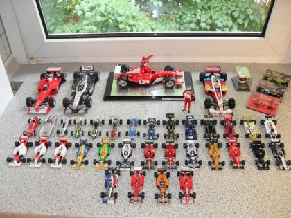 Große Formel 1 Modell-Sammlung, Schumi, Senna, Prost, Lauda uvm