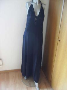 Elegantes langes Neckholderkleid von Melrose Gr. 42  