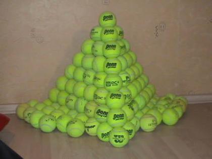 Zwischen 10 und 1000 gebrauchte Tennisbälle zu verkaufen !